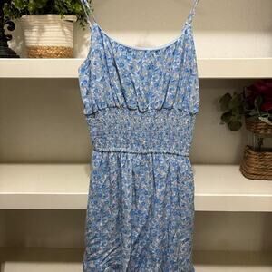 Liberty love blue floral romper